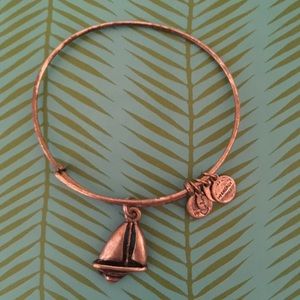 Alex and Ani Sail Boat Bangle Bracelet